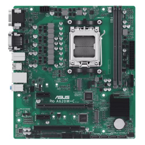 ASUS PRO A620M-C-CSM AMD AM5 Micro ATX Business Motherboard DDR5 ASUS PRO A620M-C-CSM AMD AM5 Micro ATX Business Motherboard DDR5